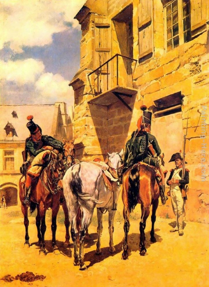Jean-Louis Ernest Meissonier The Halt